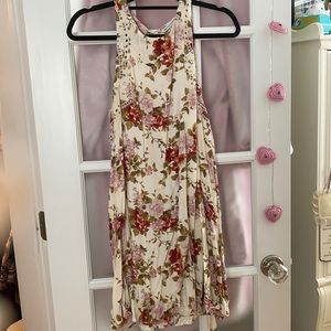 American Eagle Floral Sleeveless Dress